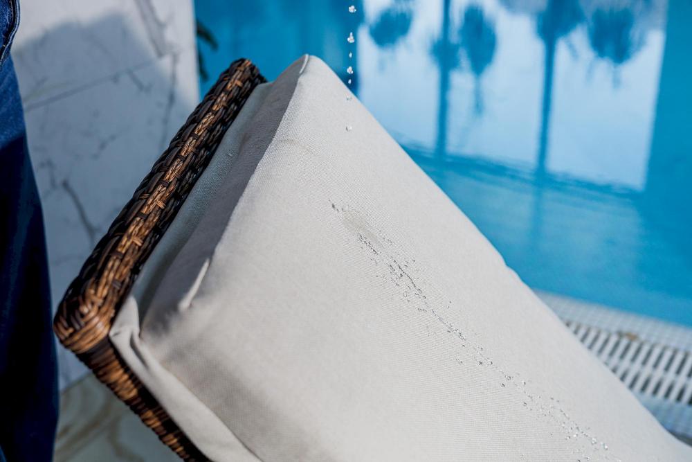 Шезлонг Agata Royal Family из искусственного ротанга с матрасом, цвет коричневый фото 9