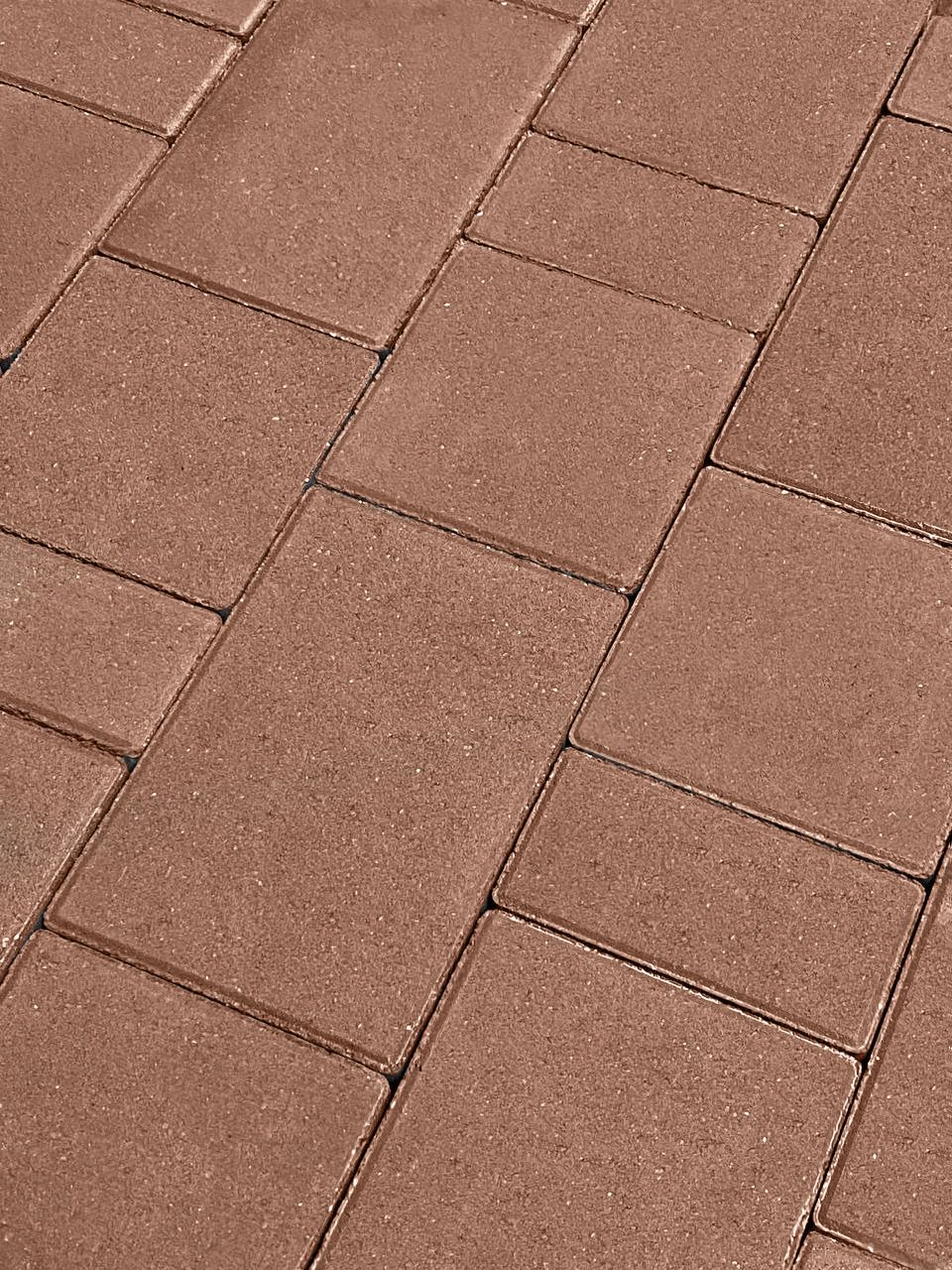 Тротуарная плитка Koldiz Ривьера 50 мм Моно Бордовый фото 1