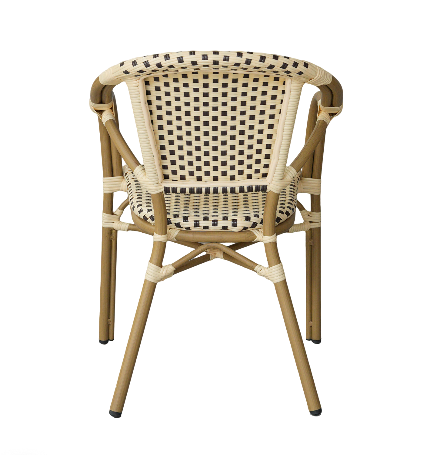 Кабри обеденная группа плетеная на 4 персоны, цвет бежево-коричневый фото 7