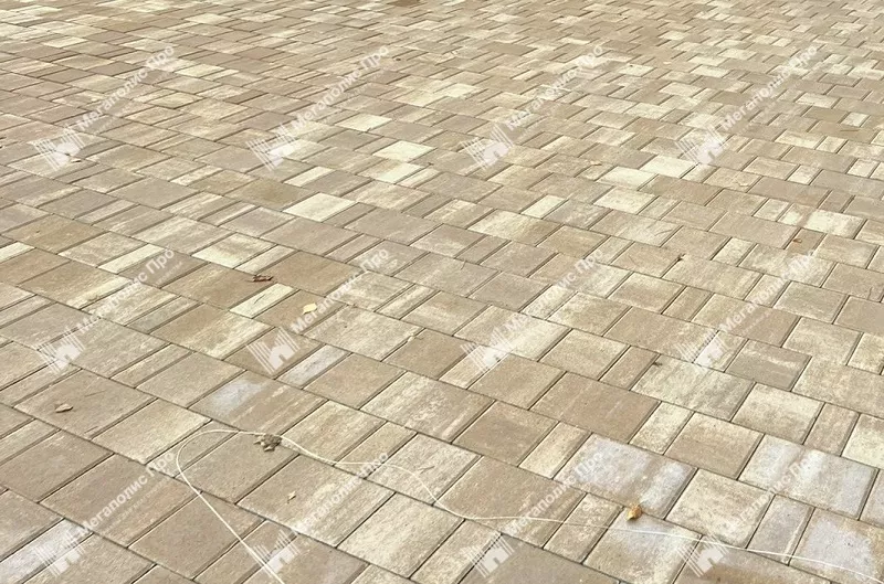 Тротуарная плитка Braer Старый Город Ландхаус 60 мм Colormix Миндаль фото 8