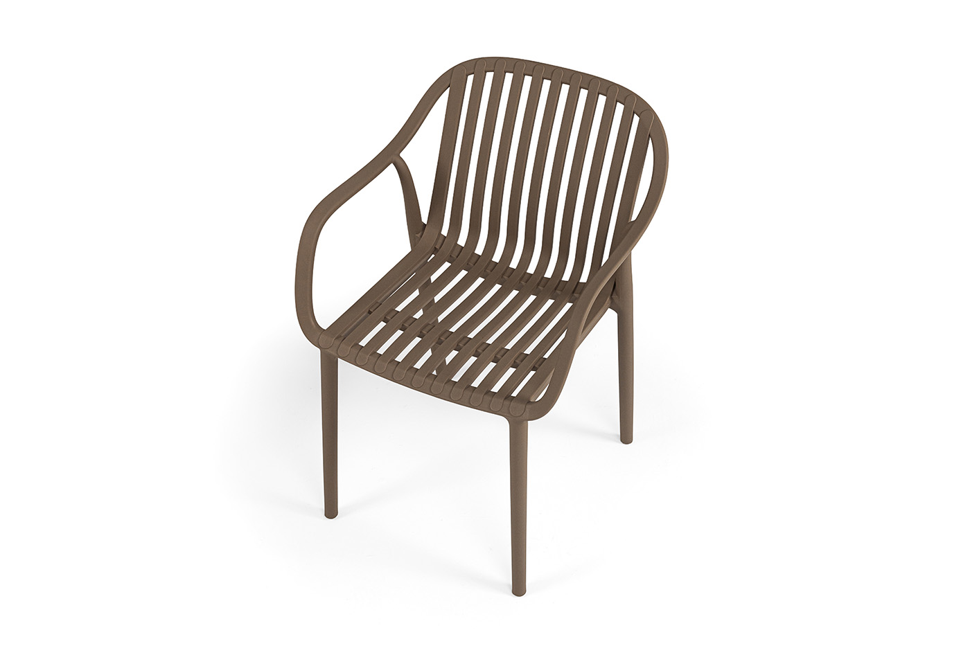 Мохито стул пластиковый, цвет бежево-коричневый фото 4