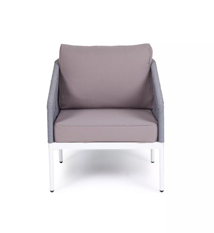 Кресло Канны 4SIS из роупа (веревки), цвет светло-серый фото 5