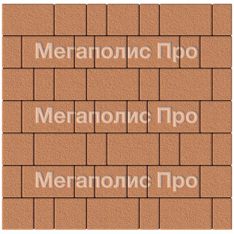 Тротуарная плитка Выбор Старый город А.1.Фсм.4 40 мм. Оранжевый Гранит фото 3