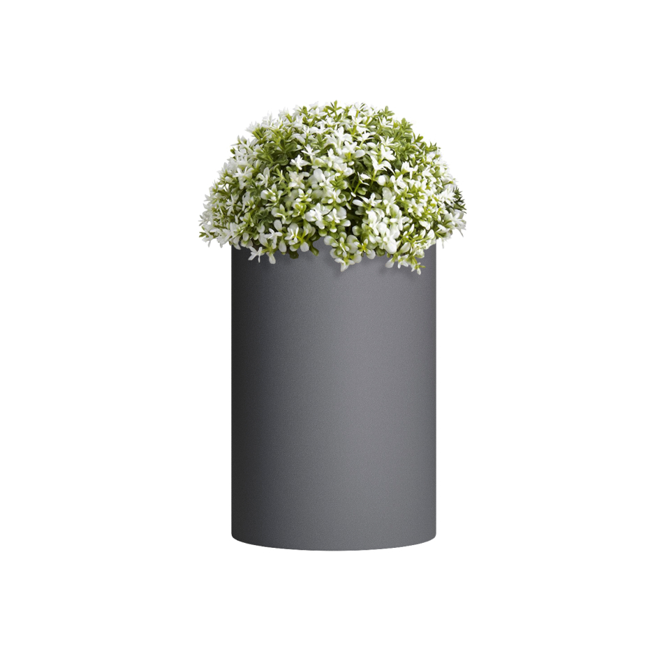 Кашпо TERRAFAKTURA Тюб M D40H60 Маренго фото 1