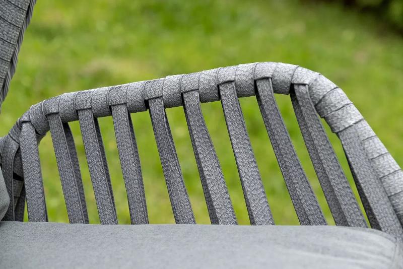 Подвесное кресло Капри 4SIS из искусственного ротанга, цвет серый фото 8