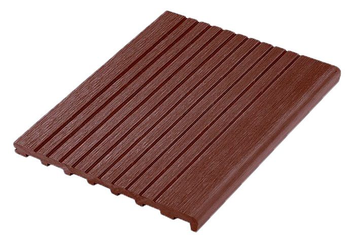 Ступень Экодэк Брайт 3D 4000 или 3000x320x23 мм, цвет Каштан фото 1