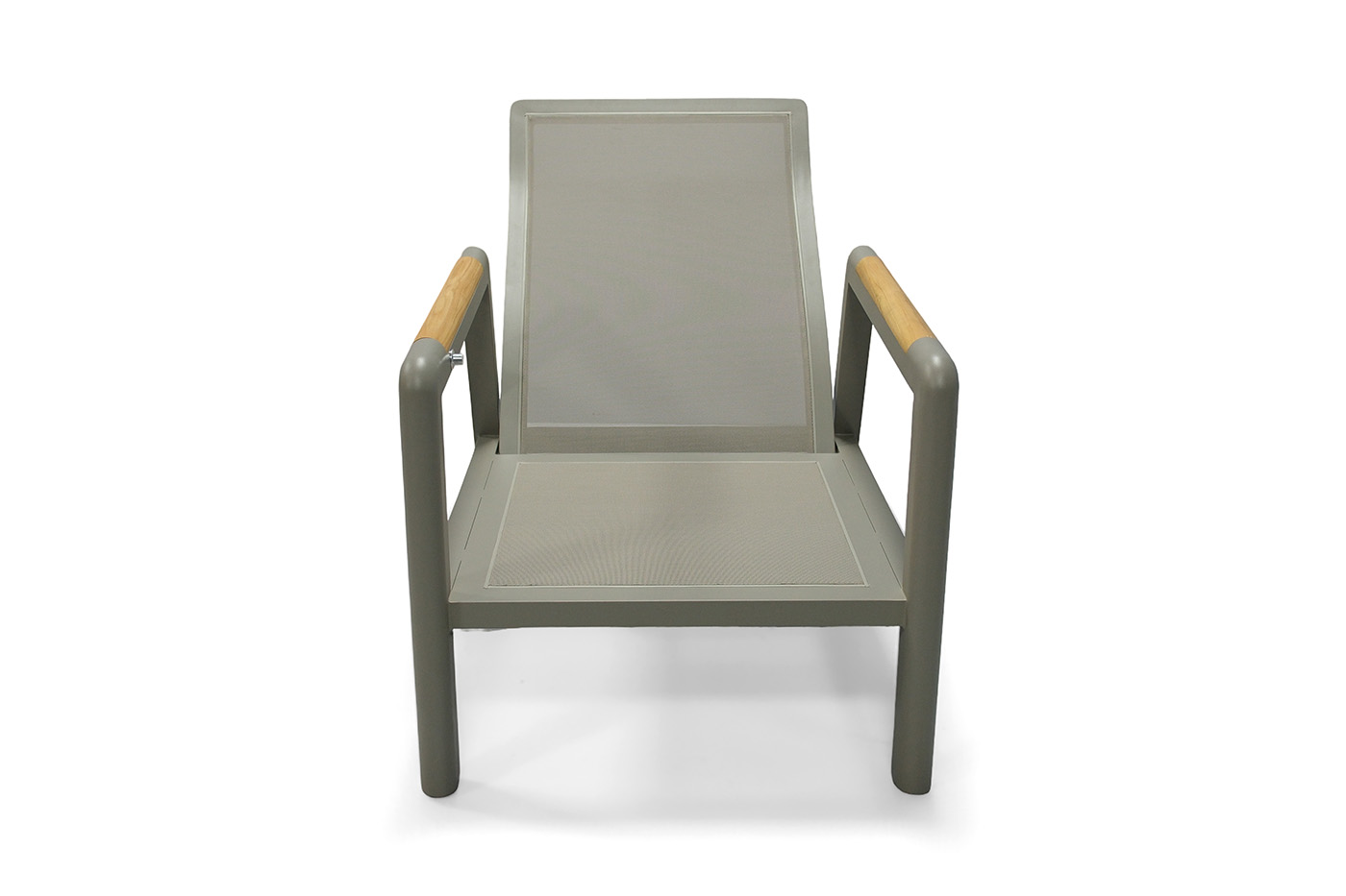 Бари кресло, каркас алюминий, цвет светло-серый фото 4