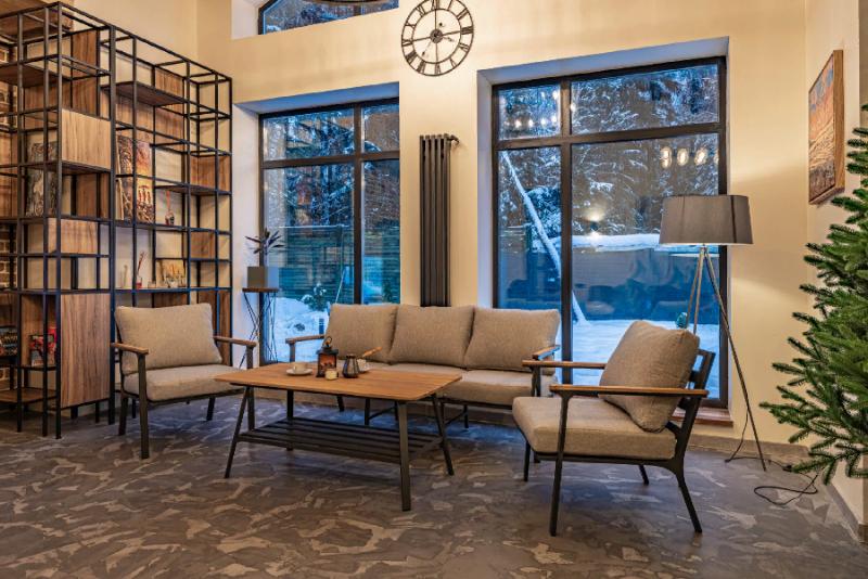 Лаунж-зона Oliver Royal Family алюминий, цвет антрацит фото 4