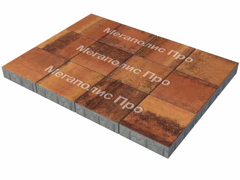 Тротуарные плиты Выбор Квадрат Б.1.К.6 300х300х60 мм Листопад Саванна фото 3