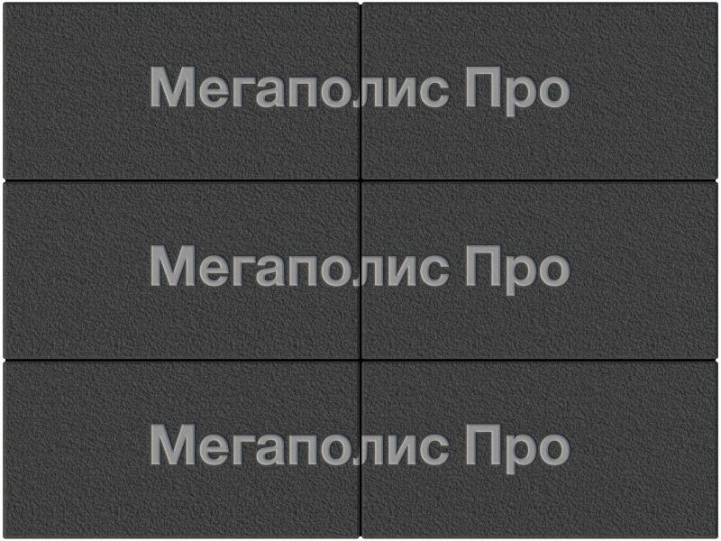 Тротуарная плитка Выбор Прямоугольник Б.5.П.10 600х300х100 мм Черный Гранит фото 4