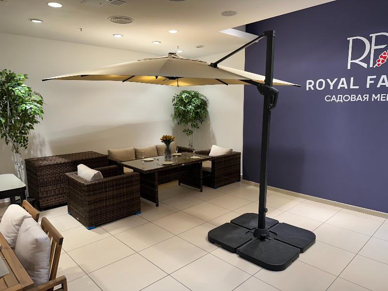 Зонт Sky Royal Family квадратный в комплекте с базой фото 2