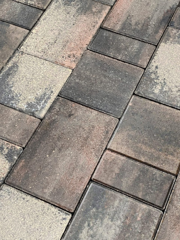 Тротуарная плитка Koldiz Ривьера 50 мм Оникс Коралловый фото 1