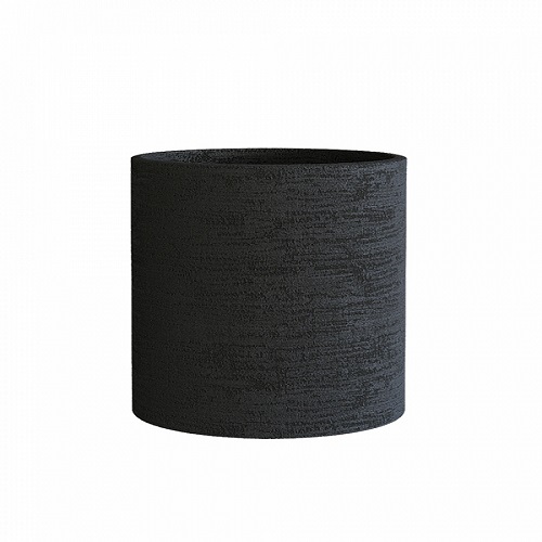 Кашпо Concretika Cylinder D40 H40 Erosia Black фото 1