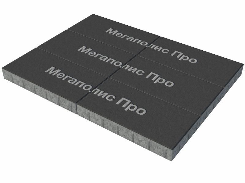Тротуарная плитка Выбор Прямоугольник Б.5.П.10 600х300х100 мм Стандарт Черный фото 3