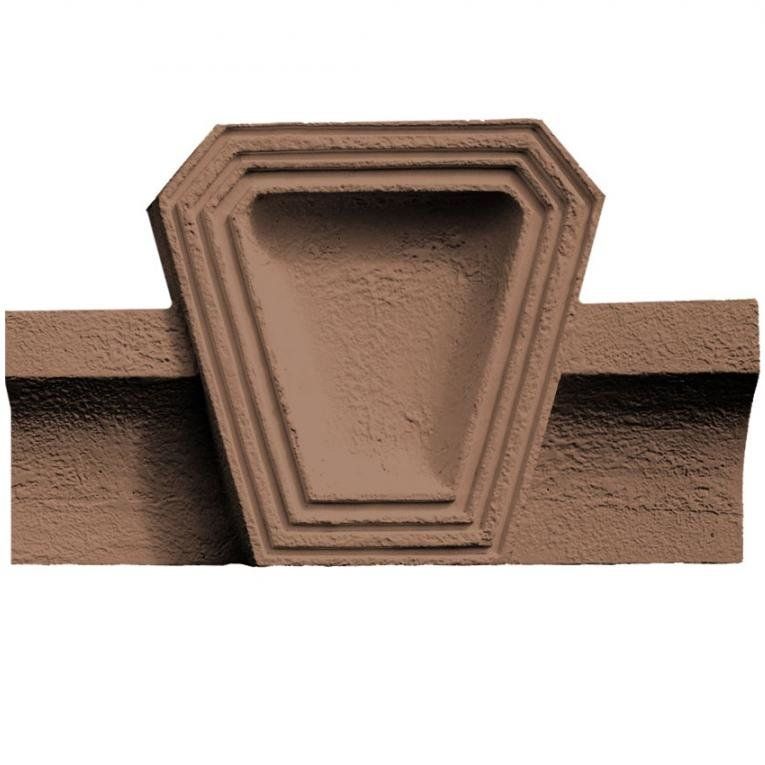 Замковый камень "Шамот", цвет Коричневый фото 1