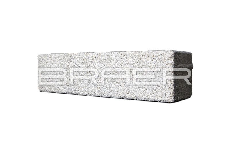 Тротуарная плитка Braer Ригель 2.0 320x80x60 мм Мрамор фото 3