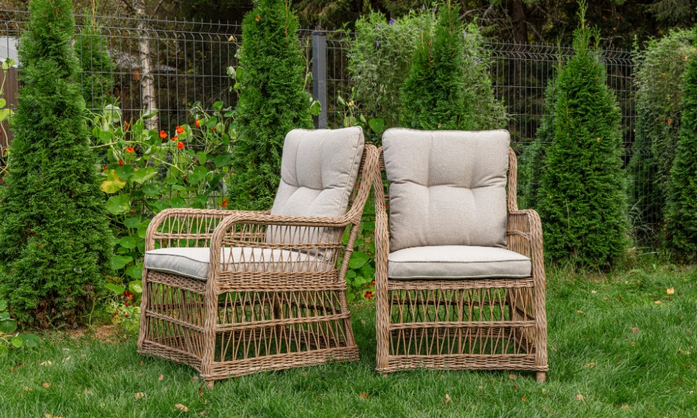 Обеденные кресла Isabella Royal Family из искусственного ротанга, цвет бежевый фото 2