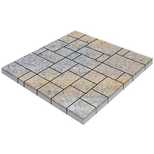 Тротуарная плитка Artstein Инсбрук Альпен 60 мм Color Mix Сиена фото 2