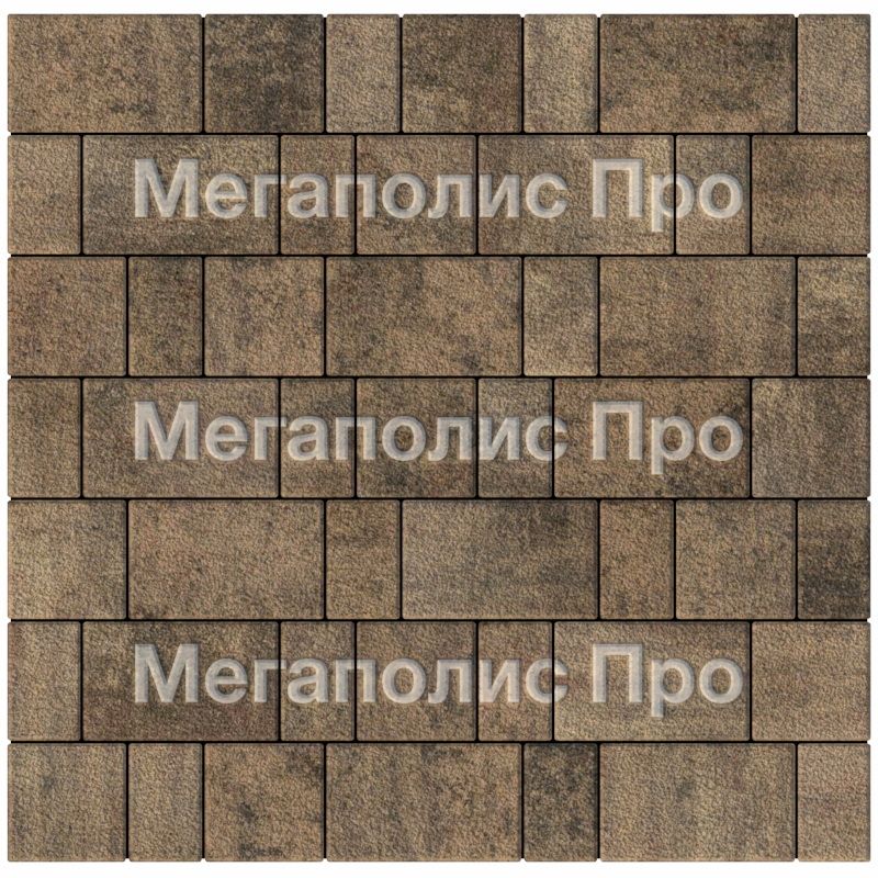 Тротуарная плитка Выбор Старый город Листопад 1Ф.8 Гранит 80 мм. Шелковица фото 3
