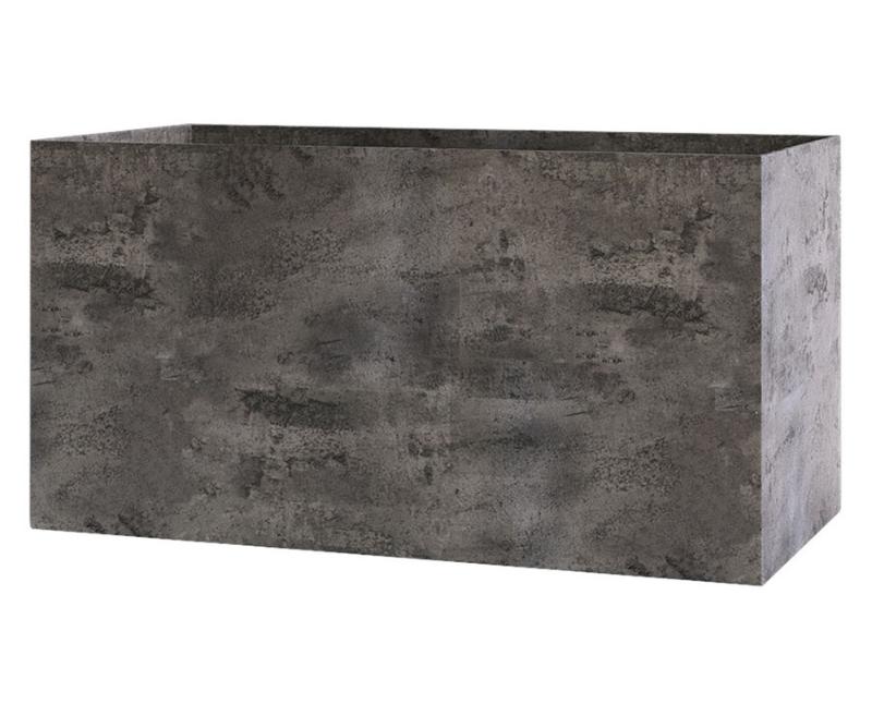 Кашпо Concretika Balcony 40x15x15 Конкрит грей дарк фото 1