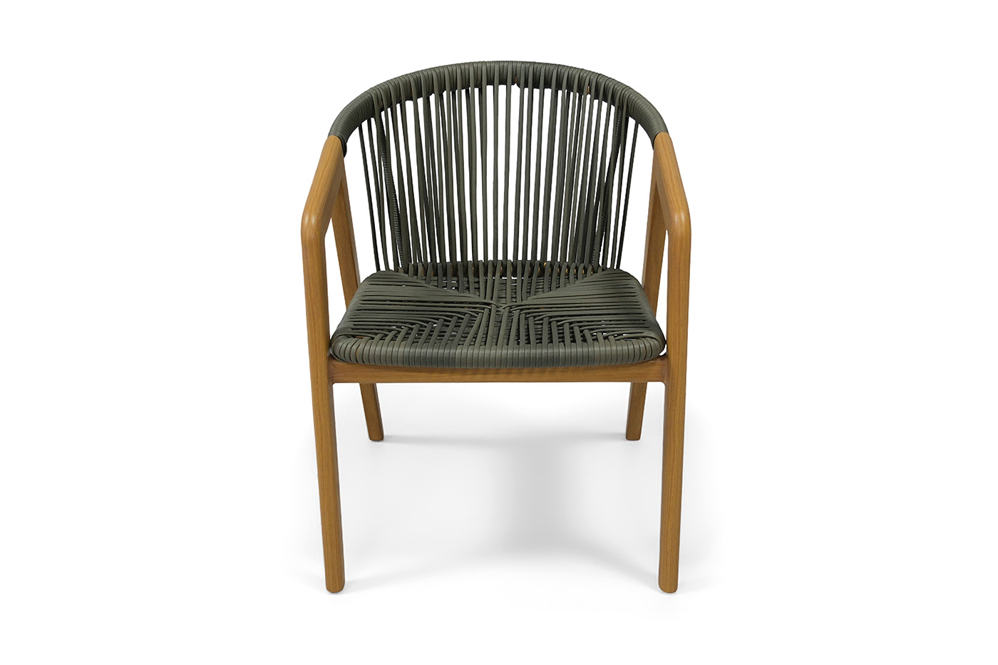 Будапешт стул из искусственного ротанга, цвет темно-серый фото 2