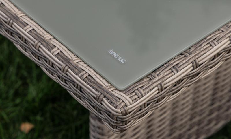 Угловой комплект Zorro Plus Double Royal Family из искусственного ротанга, цвет серый фото 6