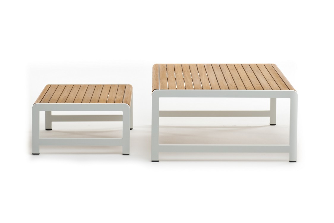 Комплект кофейных столов из алюминия MAYA белый Joygarden фото 5