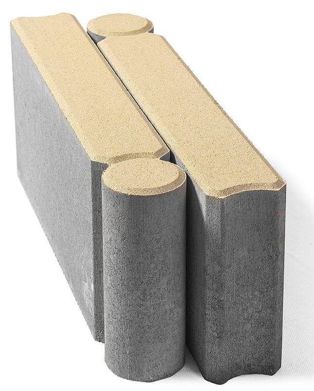 Бордюр шарнирный Braer песочный фото 2