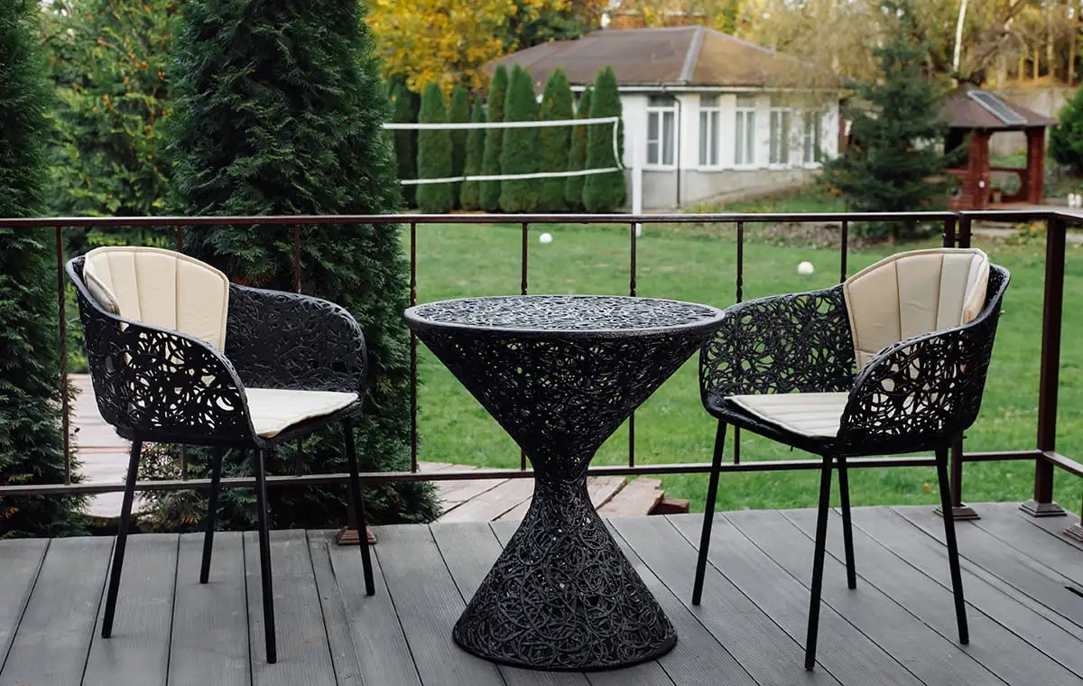 Кресло Vitgarden Scandi Chair из базальта, цвет черный фото 2