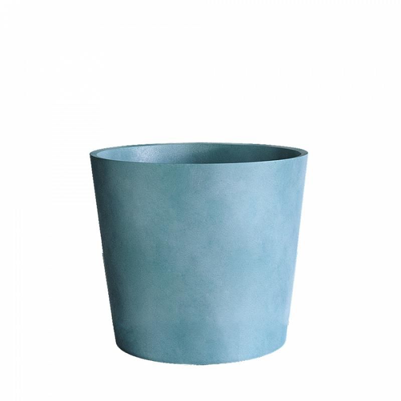 Кашпо Concretika Кратер D30 H24 Cloudy Blue фото 1