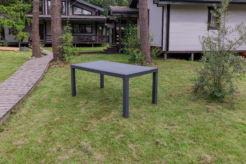 Обеденный стол July Royal Family из пластика, цвет графит фото 1