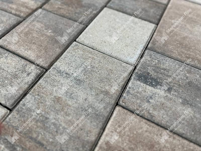 Тротуарная плитка Выбор Старый город Листопад 1Ф.6 60 мм Песчаник фото 2