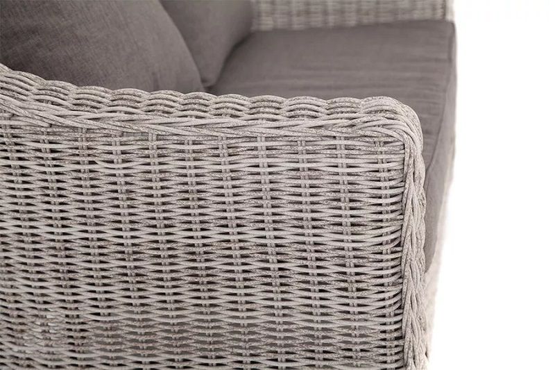 Диван двухместный Кон Панна 4SIS из искусственного ротанга, цвет бежевый фото 4