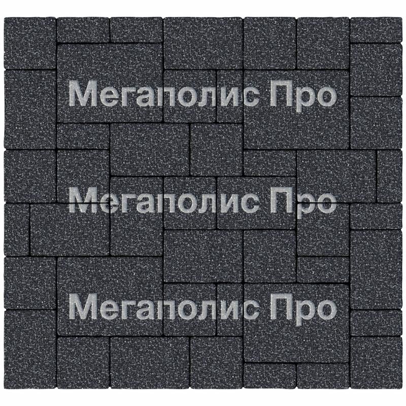 Тротуарный камень Выбор Мюнхен Б.2. Фсм.6 60 мм Стоунмикс Черный с белым фото 3