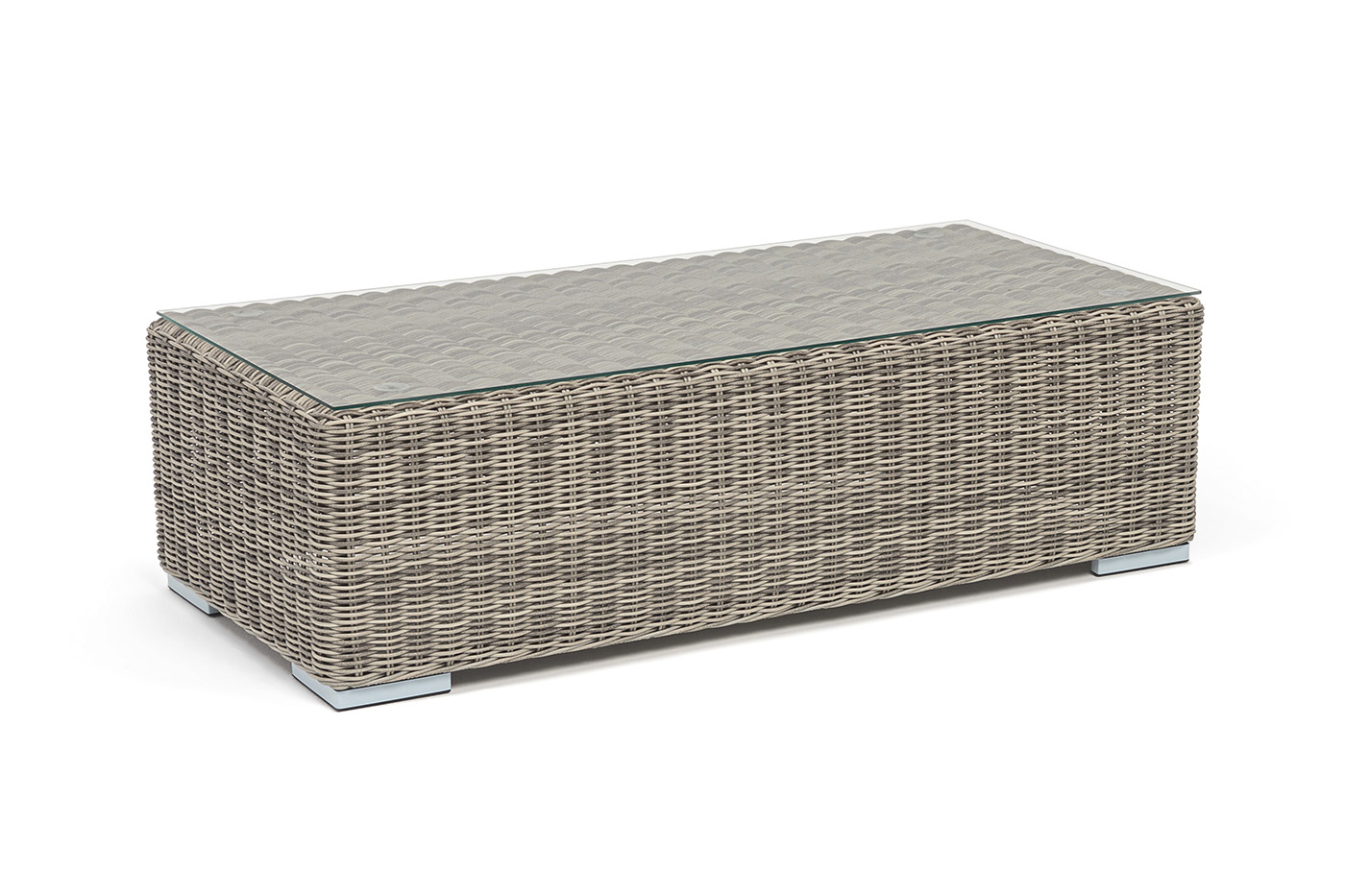 Боно журнальный столик из искусственного ротанга, цвет бежевый фото 3