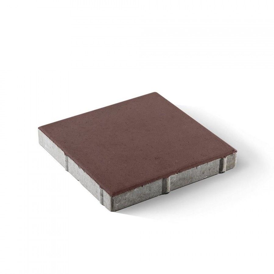 Тротуарная плитка Koldiz Квадрат 70 мм Моно Коричневый фото 1