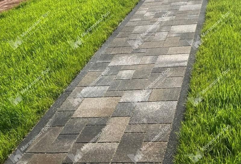 Тротуарная плитка Выбор Мюнхен Б.2. Фсм.6 60 мм Листопад гранит Старый замок фото 6