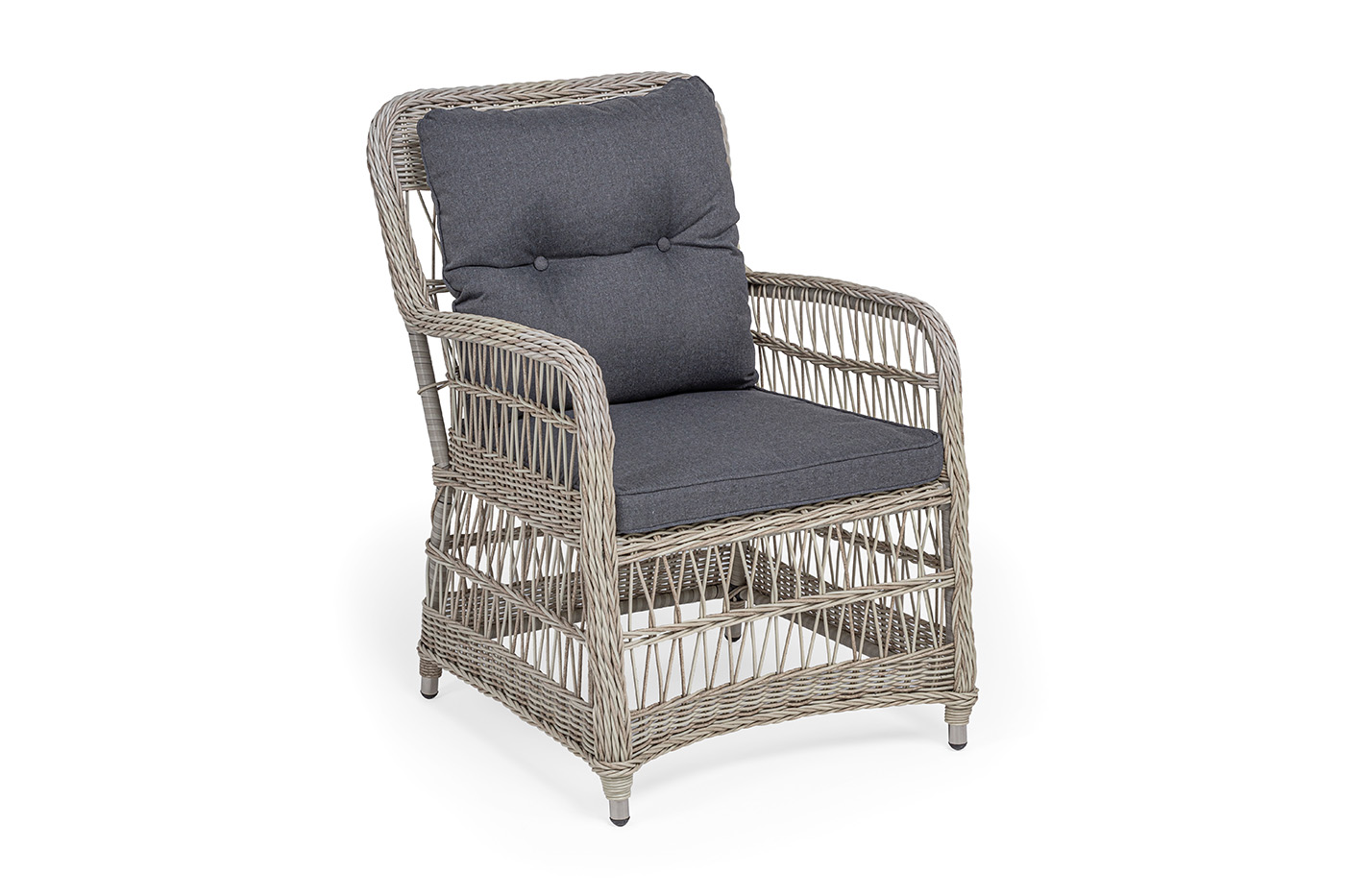 Цесена кресло плетеное из искусственного ротанга, цвет бежевый фото 2