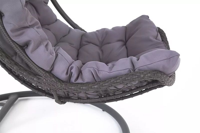 Подвесное кресло Виши 4SIS из искусственного ротанга, цвет коричневый фото 4