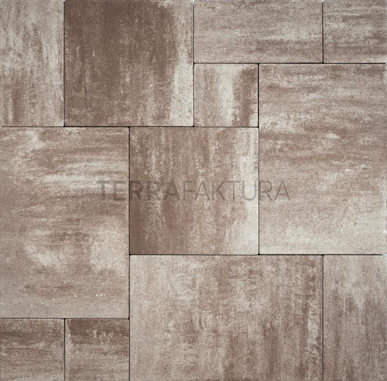 Тротуарная плитка Terrafaktura Ларго  60 мм Мокрый известняк фото 1