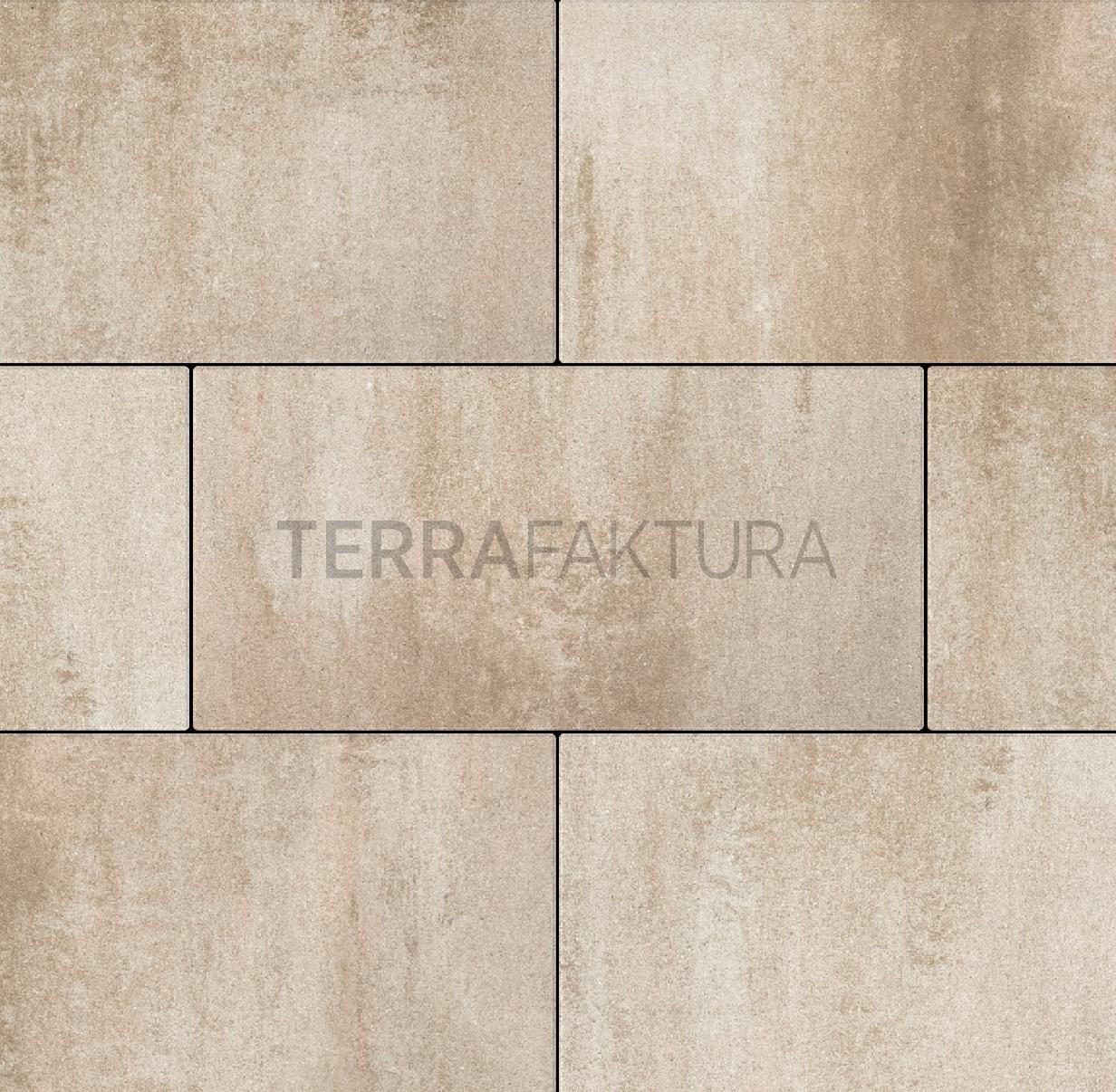 Тротуарная плитка Terrafaktura Урбан 600x300x80 мм Береговая дюна фото 1