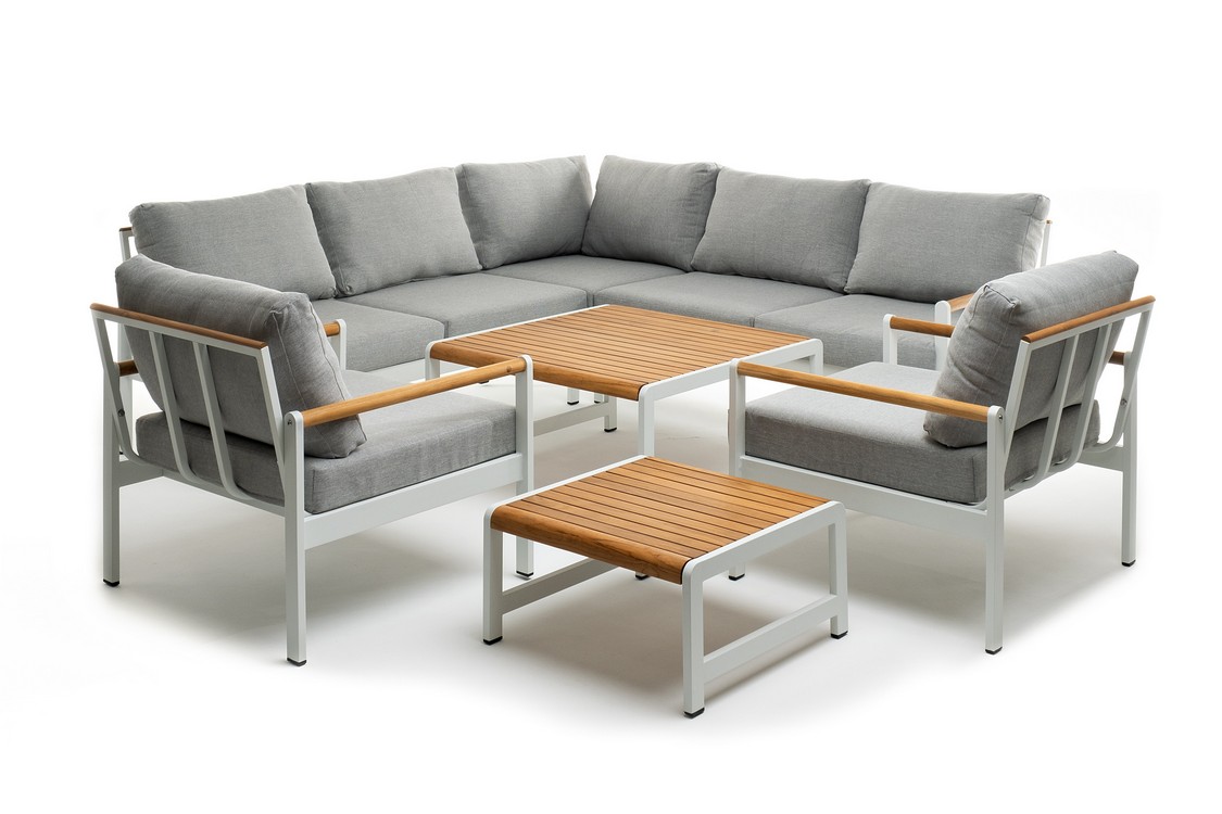 Лаунж зона из алюминия MAYA L белая Joygarden фото 2