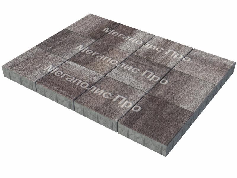 Тротуарные плиты Выбор Квадрат Б.1.К.8 300х300х80 мм Листопад Гранит Хаски фото 3