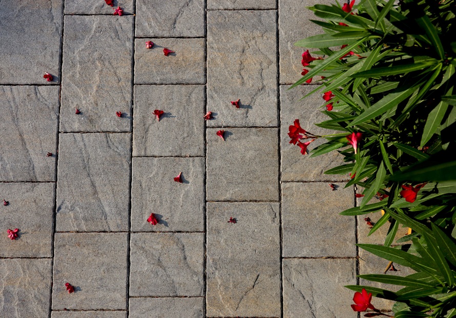 Многообразие расцветок и форматов бетонной тротуарной плитки