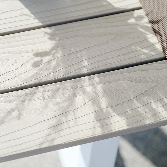 Сан Ремо стол обеденный из ДПК, каркас алюминиевый фото 5