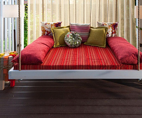 Террасная доска Экодэк Брайт Вельвет Кантри, цвет Шоколад