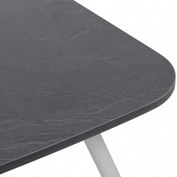 Верона журнальный стол из HPL 120х65, H40, каркас светло-серый (RAL 7035) муар, цвет столешницы серый гранит фото 6