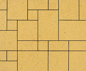 Тротуарная плитка 342 Механический завод Вилла 80 мм Желтый