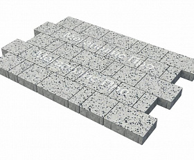 Тротуарная плитка Фабрика Готика Новый Город 60 мм Грис Парга FINO