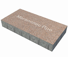 Тротуарная плита Фабрика Готика 600x300x80 мм Сильвер 1